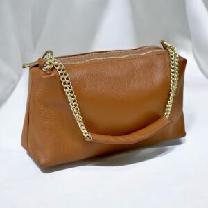 Sac Valentina camel 100% cuir