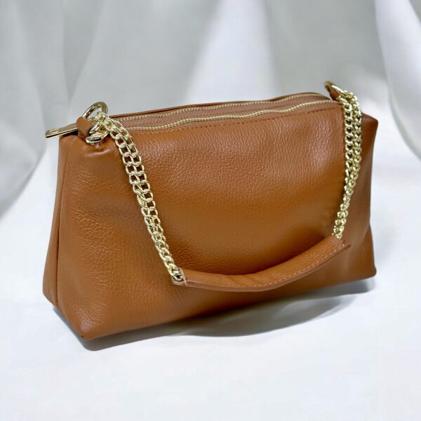 Sac Valentina camel 100% cuir