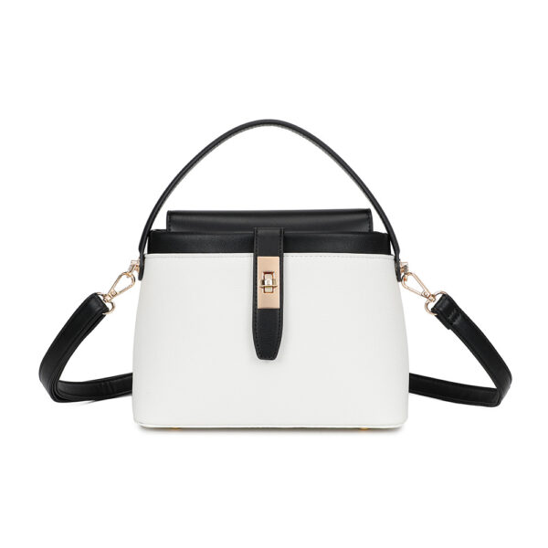 Sac Monica blanc-noir