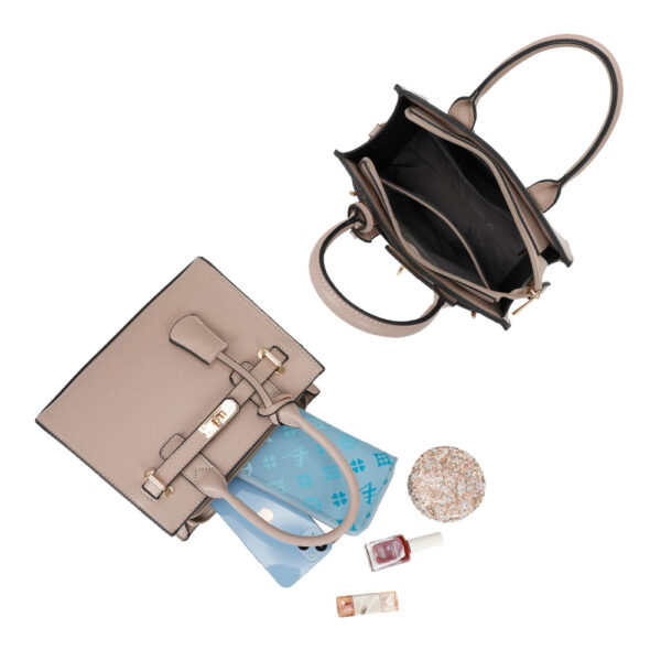 Sac victoria taupe 25cm – Image 3
