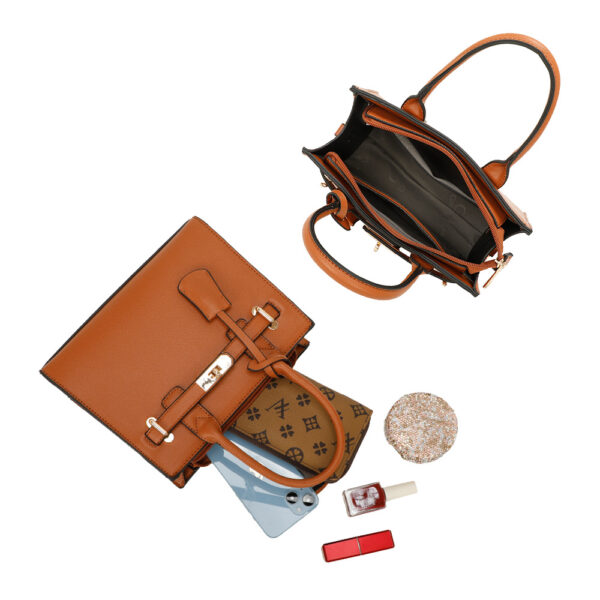 Sac victoria camel 25cm – Image 3