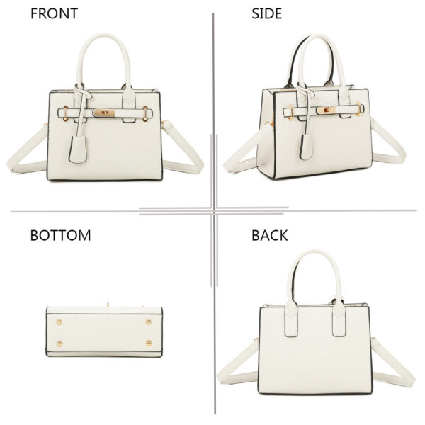 Sac victoria blanc 25cm – Image 2