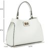 Sac Alba similicuir blanc – Image 2