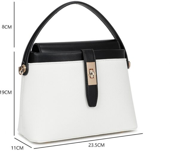 Sac Monica blanc-noir – Image 2