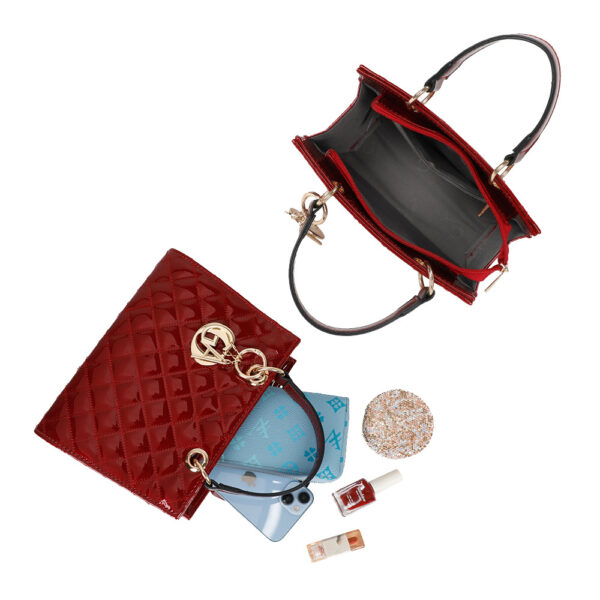Sac bianca rouge bordeaux – Image 3