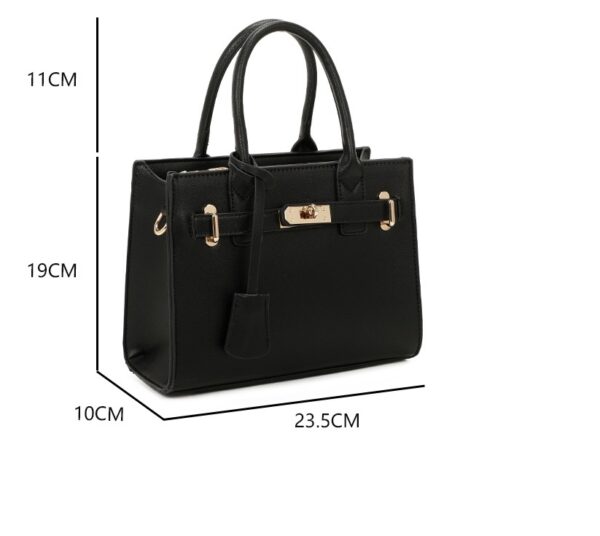 Sac Victoria noir 25cm – Image 2