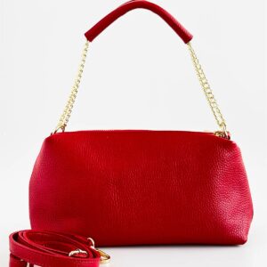 Sac Valentina rouge 100% cuir