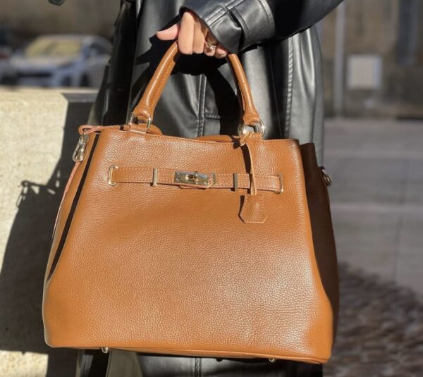 Modèle georgina 100 % cuir 🇮🇹 Camel