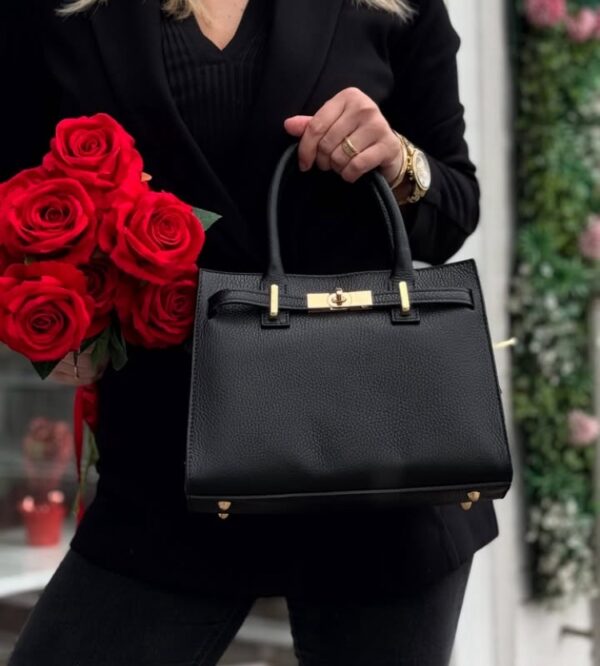 Modèle Diana cuir véritable 🇮🇹 Noir – Image 8