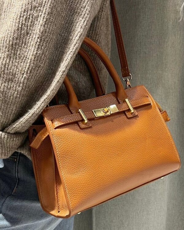 Modèle Diana cuir véritable 🇮🇹 Camel – Image 9