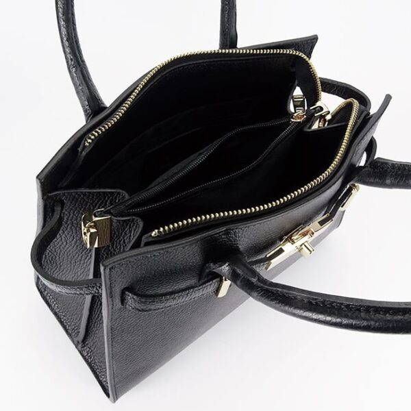 Modèle Diana cuir véritable 🇮🇹 Noir – Image 5