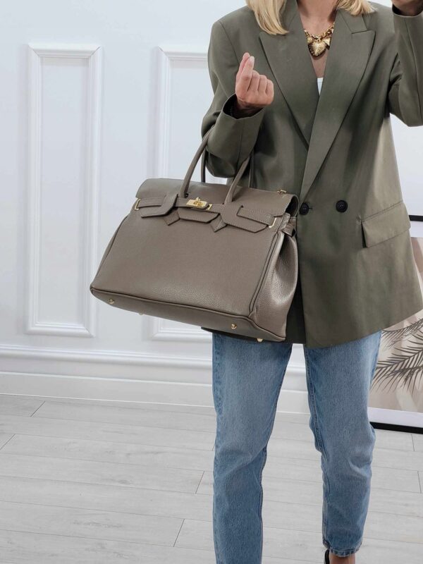 Modèle angelina 100% cuir 🇮🇹 Taupe – Image 3