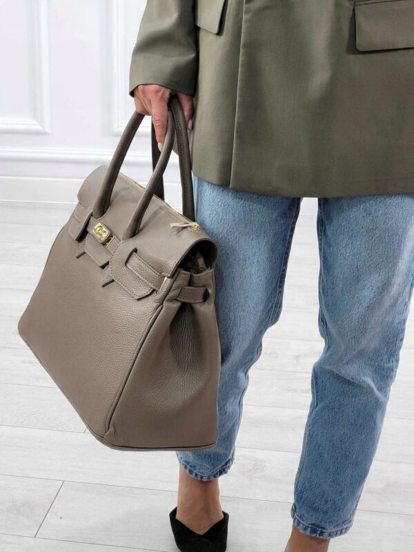 Modèle angelina 100% cuir 🇮🇹 Taupe – Image 8