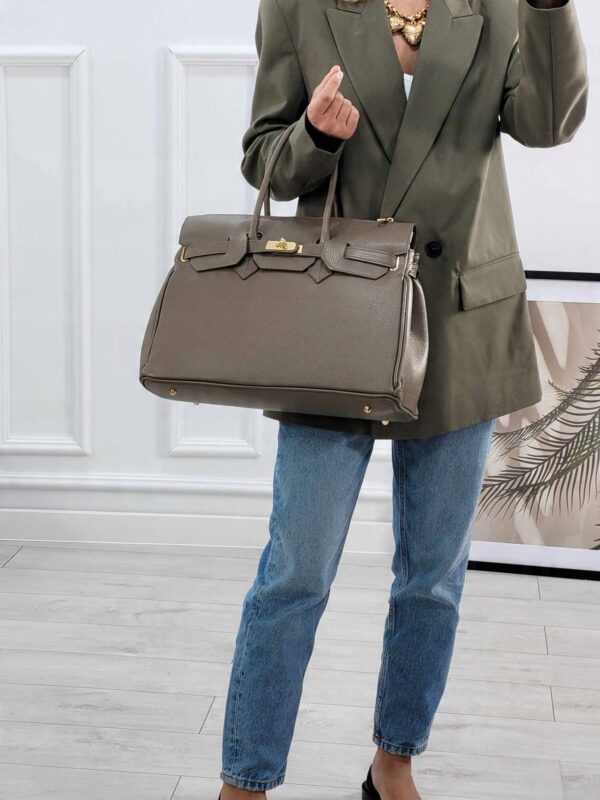 Modèle angelina 100% cuir 🇮🇹 Taupe – Image 9