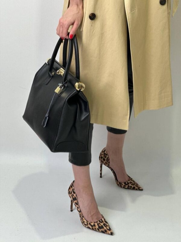 Modèle Penelope 100% cuir 🇮🇹 Noir – Image 5