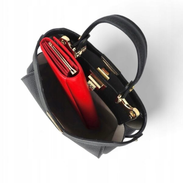 Modèle Olivia cuir véritable 🇮🇹 Noir – Image 7