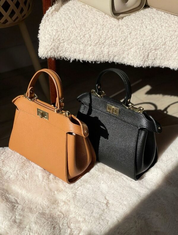 Modèle Olivia cuir véritable 🇮🇹 Noir – Image 9