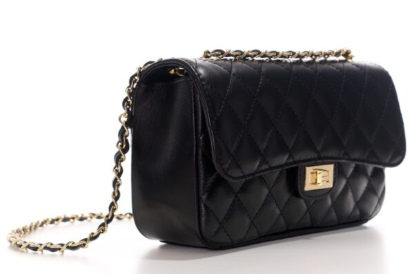 Modèle Élégancia Noir
Cuir de vachette fabrication 🇮🇹 – Image 4
