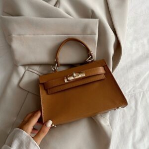 Modèle Kelly - Cuir de vachette 🇮🇹
Camel