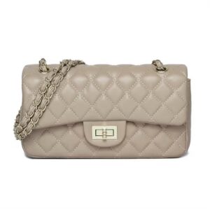 Modèle Elegancia Taupe clair
Cuir de vachette fabrication 🇮🇹