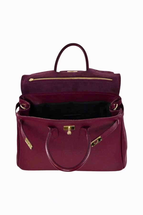 Modèle Angelina 100% cuir 🇮🇹 bordeaux – Image 3