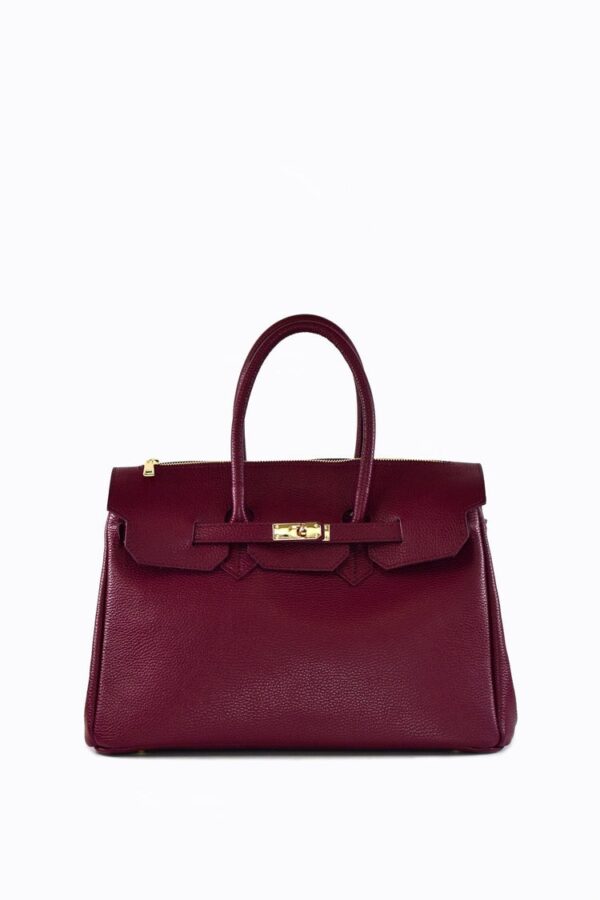 Modèle Angelina 100% cuir 🇮🇹 bordeaux – Image 2