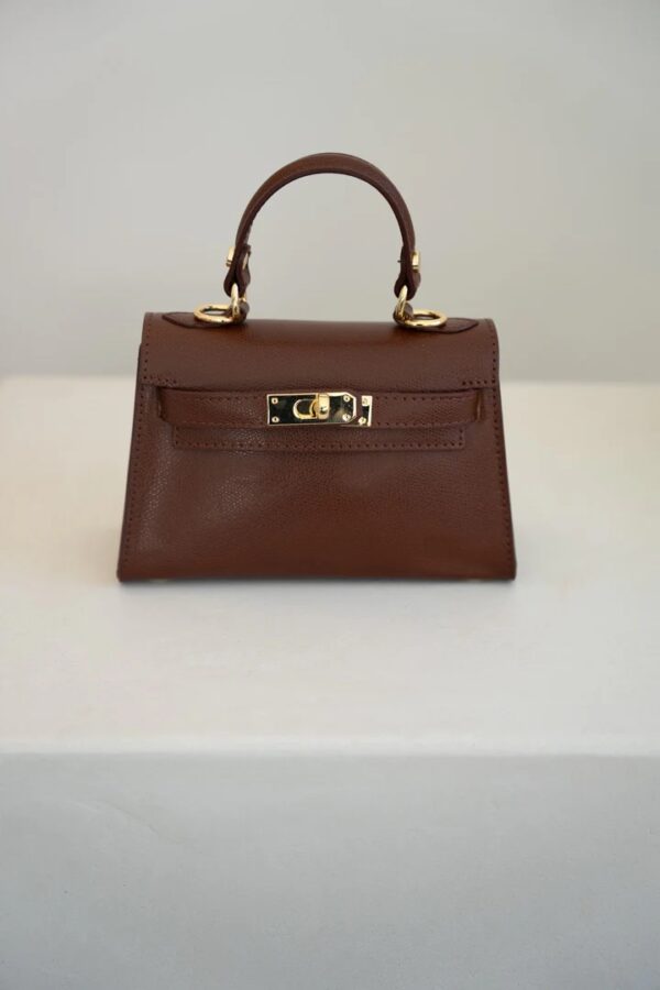 Modèle Kelly - Cuir de vachette 🇮🇹 choco