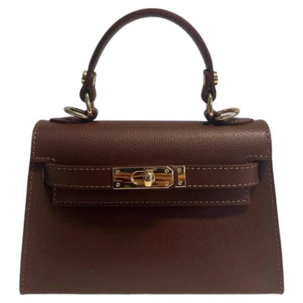 Modèle Kelly - Cuir de vachette 🇮🇹 choco – Image 2