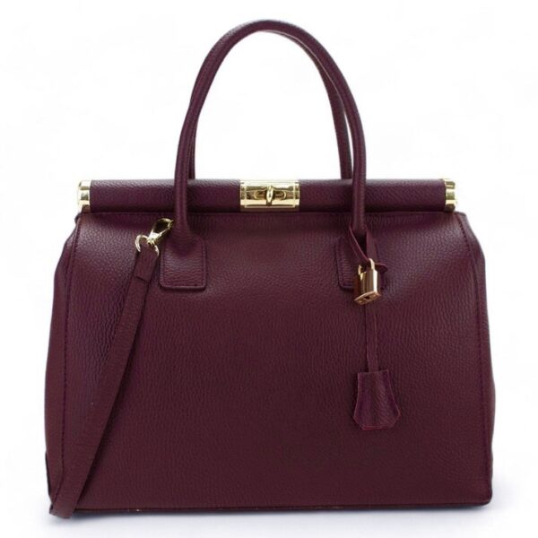 Modèle Penelope 100% cuir 🇮🇹 Bordeaux – Image 2