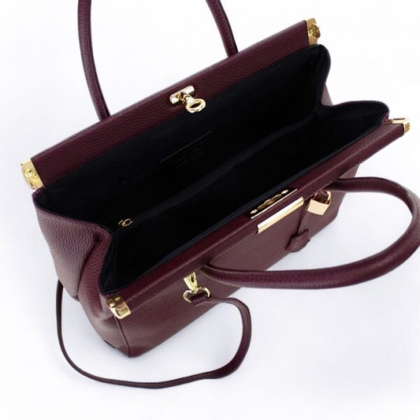 Modèle Penelope 100% cuir 🇮🇹 Bordeaux – Image 4