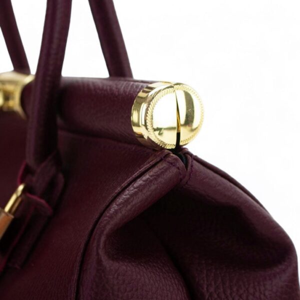 Modèle Penelope 100% cuir 🇮🇹 Bordeaux – Image 6