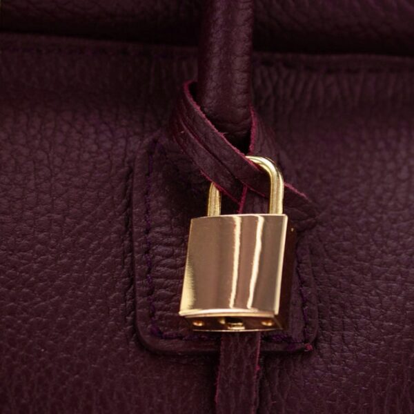 Modèle Penelope 100% cuir 🇮🇹 Bordeaux – Image 8