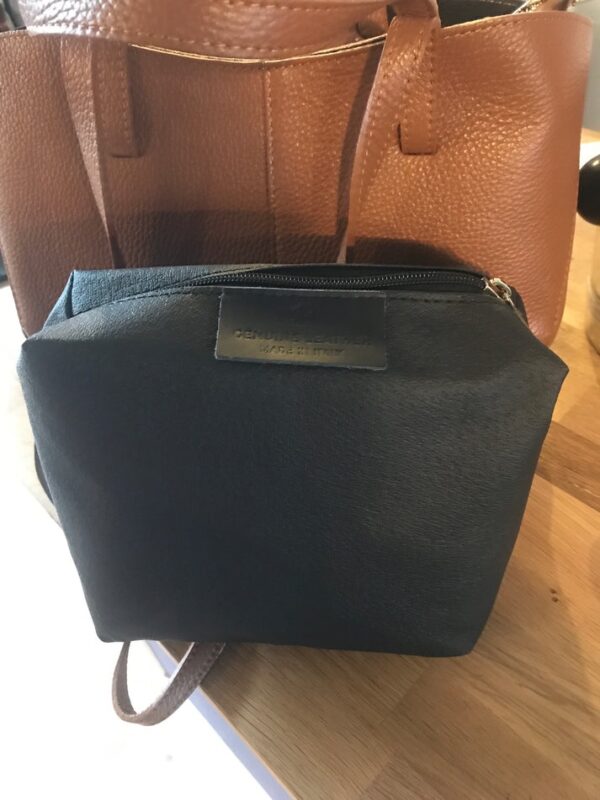 Modèle Pauline en cuir de vachette 🇮🇹 Marron – Image 6