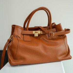 Modèle Sylvia en cuir de vachette 🇮🇹 Camel