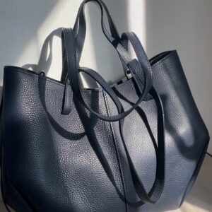Modèle Pauline en cuir de vachette 🇮🇹 Bleu nuit