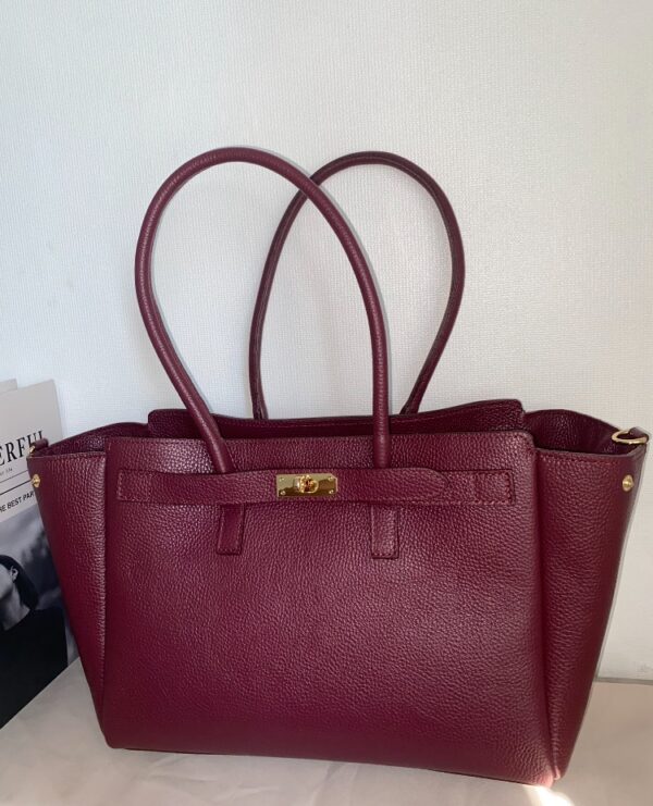 Modèle Monica en cuir de vachette 🇮🇹 Bordeaux
