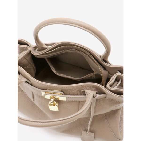 Modèle Sylvia en cuir de vachette 🇮🇹 Taupe – Image 7