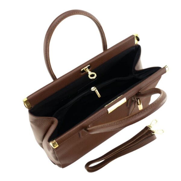 Modèle Penelope 100% cuir 🇮🇹 Marron – Image 3