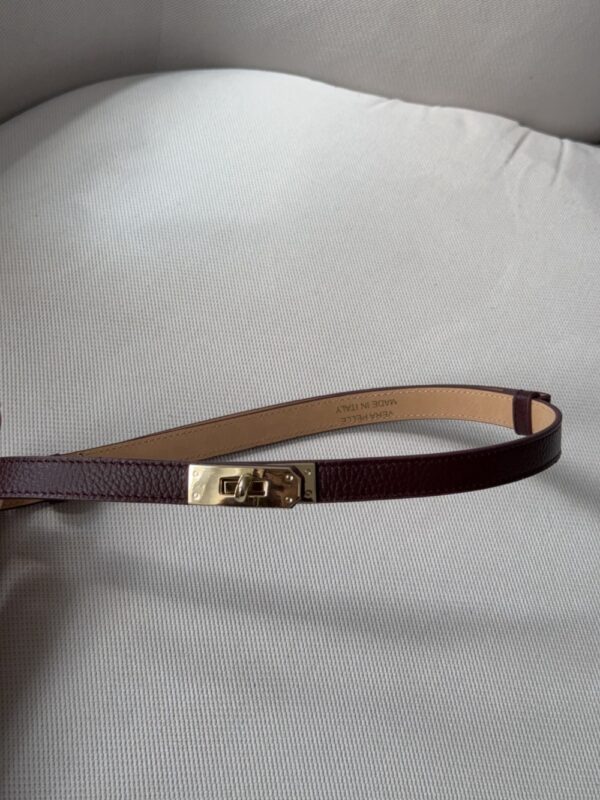 Ceinture inspi H en cuir véritable 🇮🇹
Chocolat – Image 6